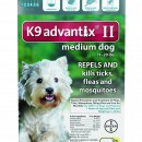 K-9 Advantix  II  11-20  teal    6 packs